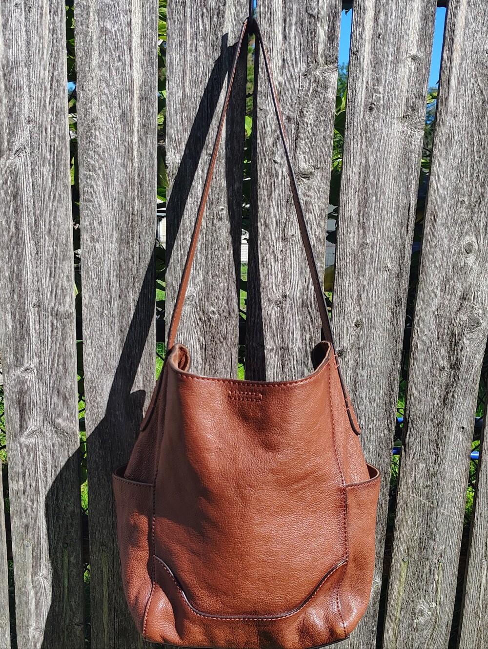 Frye Brown Leather Shoulder Bag - Women's Everyday Tote